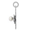 Sterling Silver Graduation Day Disc with FW Cultured Pearl Charm