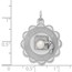 Sterling Silver Graduation Day Disc with FW Cultured Pearl Charm