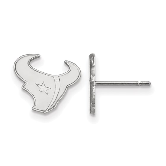 Sterling Silver Houston Texans XS Post Earring Sterling Silver Houston Texans XS Post Earring