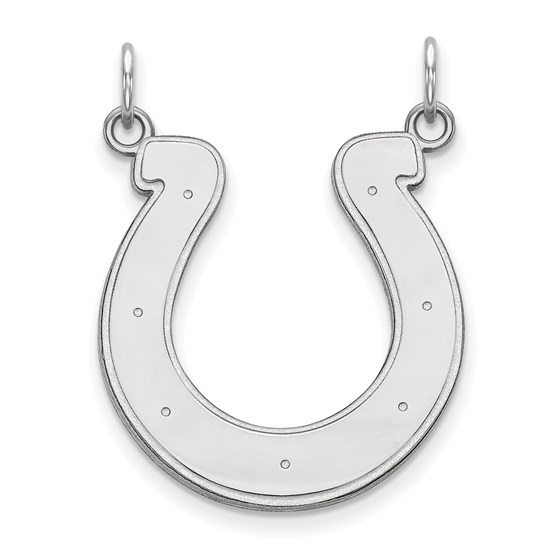 Sterling Silver Indianapolis Colts Large Pendant Sterling Silver Indianapolis Colts Large Pendant