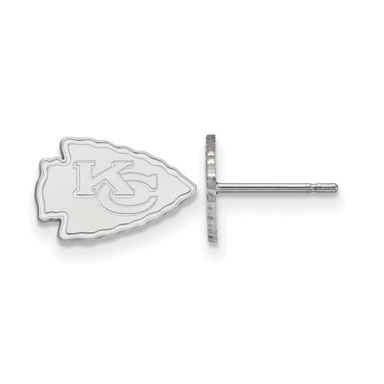 Sterling Silver Kansas City Chiefs XS Post Earring Sterling Silver Kansas City Chiefs XS Post Earring
