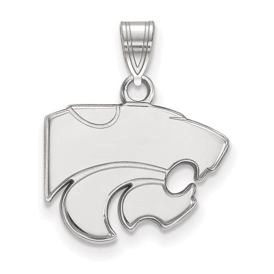 Sterling Silver Kansas State University Small Pendant Sterling Silver Kansas State University Small Pendant