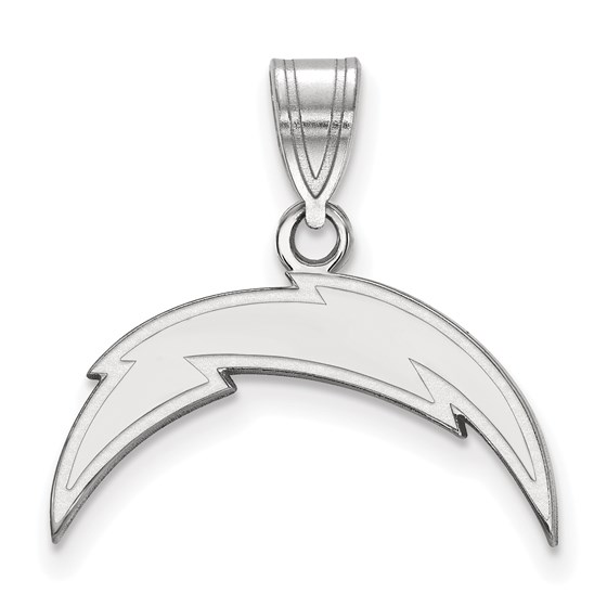 Sterling Silver Los Angeles Chargers Medium Pendant Sterling Silver Los Angeles Chargers Medium Pendant