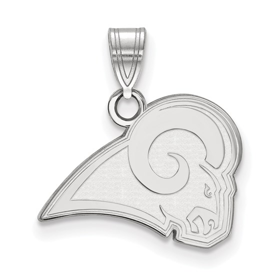 Sterling Silver Los Angeles Rams Small Pendant Sterling Silver Los Angeles Rams Small Pendant