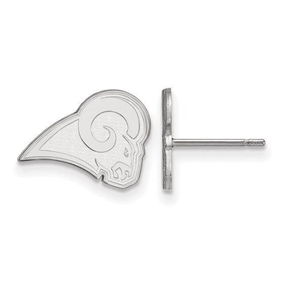 Sterling Silver Los Angeles Rams XS Post Earring Sterling Silver Los Angeles Rams XS Post Earring