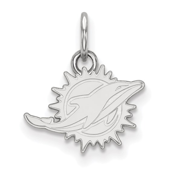 Sterling Silver Miami Dolphins XS Pendant Sterling Silver Miami Dolphins XS Pendant
