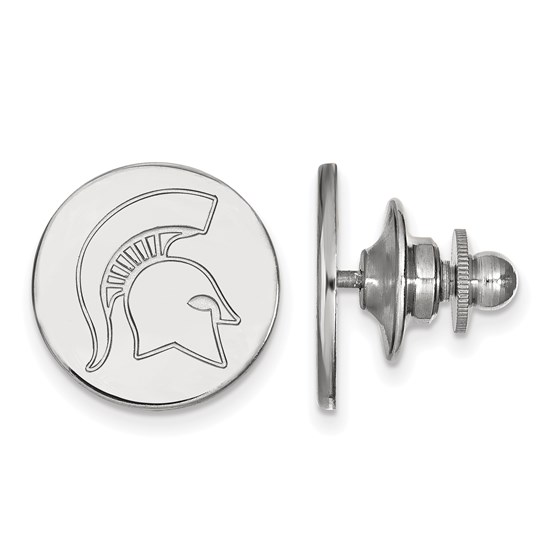 Sterling Silver Michigan State University Lapel Pin Sterling Silver Michigan State University Lapel Pin