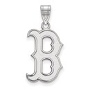Sterling Silver MLB Boston Red Sox Large Pendant