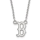 Sterling Silver MLB Boston Red Sox Sm Pend Necklace - 18 in.