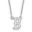 Sterling Silver MLB Boston Red Sox Sm Pend Necklace - 18 in.