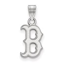 Sterling Silver MLB Boston Red Sox Small Pendant