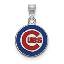 Sterling Silver MLB Chicago Cubs 18 mm Pendant