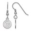 Sterling Silver MLB Chicago Cubs Dangle Earrings