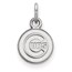 Sterling Silver MLB Chicago Cubs Pendant