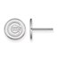 Sterling Silver MLB Chicago Cubs Post Earrings