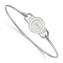 Sterling Silver MLB Chicago Cubs Wire Bangle