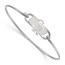 Sterling Silver MLB Colorado Rockies Wire Bangle