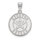 Sterling Silver MLB Houston Astros Large Pendant