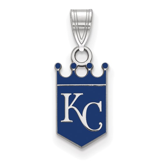 Sterling Silver MLB Kansas City Royals Pendant