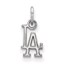 Sterling Silver MLB Los Angeles Dodgers Pendant