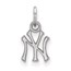 Sterling Silver MLB New York Yankees Pendant