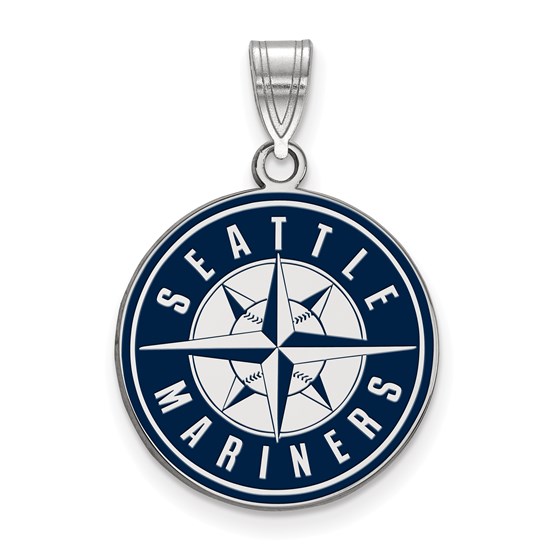 Sterling Silver MLB Seattle Mariners Pendant Sterling Silver MLB Seattle Mariners Pendant