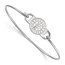 Sterling Silver MLB Seattle Mariners Wire Bangle