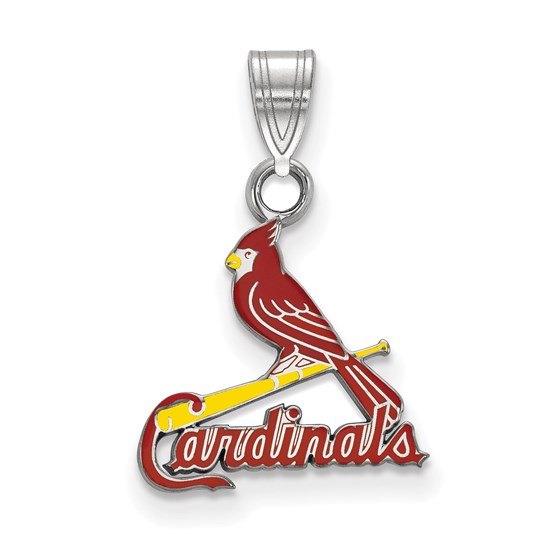 Sterling Silver MLB St. Louis Cardinals 18 mm Pendant