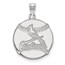 Sterling Silver MLB St. Louis Cardinals Large Pendant