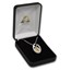 Sterling Silver Mother & Child Rose Gilded Necklace