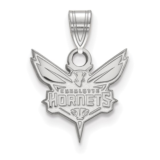 Sterling Silver NBA Charlotte Hornets Small Pendant Sterling Silver NBA Charlotte Hornets Small Pendant