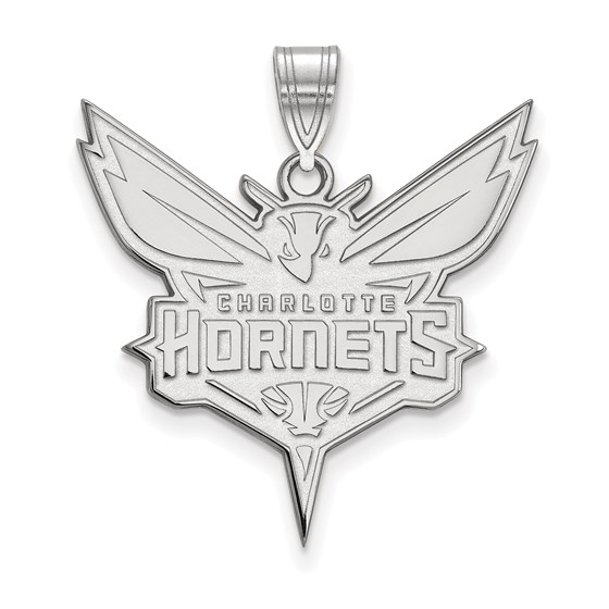 Sterling Silver NBA Charlotte Hornets XL Pendant Sterling Silver NBA Charlotte Hornets XL Pendant
