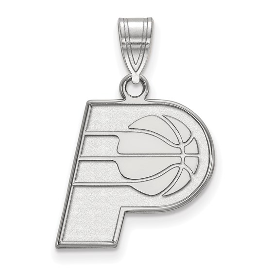 Sterling Silver NBA Indiana Pacers Medium Pendant Sterling Silver NBA Indiana Pacers Medium Pendant