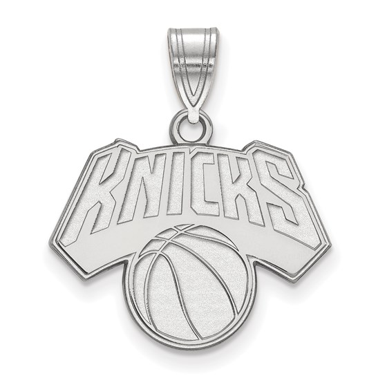 Sterling Silver NBA New York Knicks Medium Pendant Sterling Silver NBA New York Knicks Medium Pendant