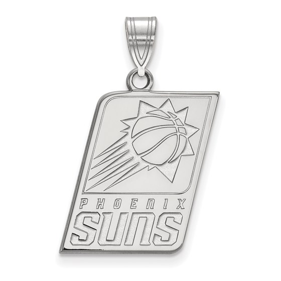 Sterling Silver NBA Phoenix Suns Large Pendant Sterling Silver NBA Phoenix Suns Large Pendant