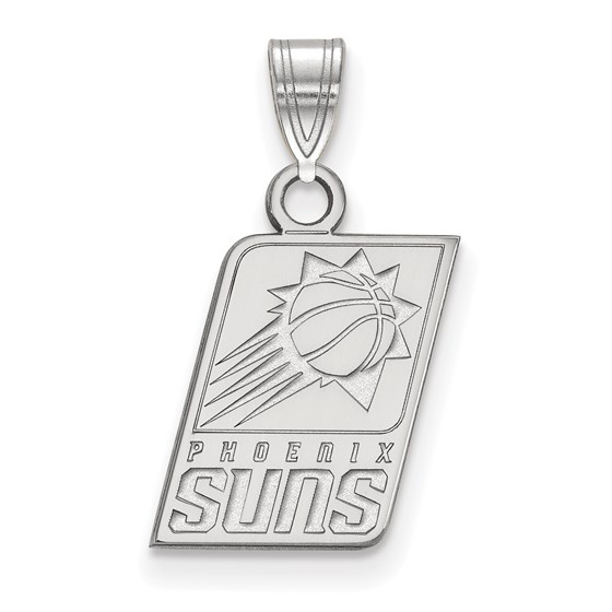 Sterling Silver NBA Phoenix Suns Small Pendant Sterling Silver NBA Phoenix Suns Small Pendant