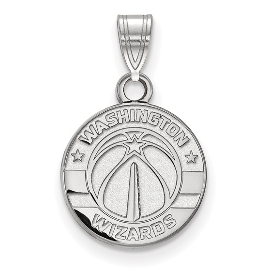Sterling Silver NBA Washington Wizards Small Pendant Sterling Silver NBA Washington Wizards Small Pendant