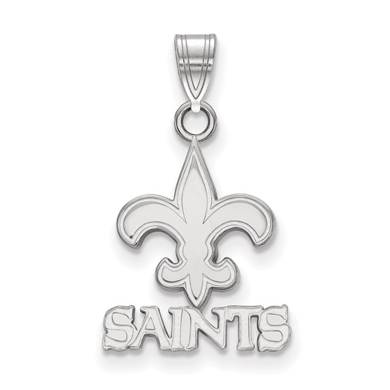 Sterling Silver New Orleans Saints Small Pendant Sterling Silver New Orleans Saints Small Pendant