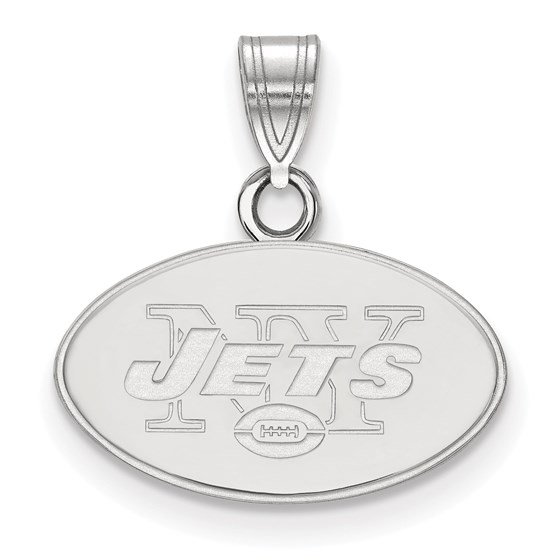 Sterling Silver New York Jets Small Pendant Sterling Silver New York Jets Small Pendant