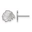 Sterling Silver NHL Chicago Blackhawks Post Earrings