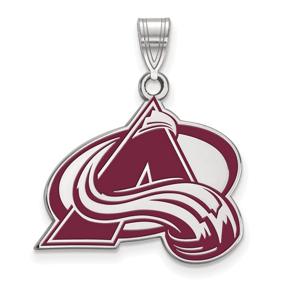 Sterling Silver NHL Colorado Avalanche Pendant Sterling Silver NHL Colorado Avalanche Pendant