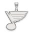 Sterling Silver NHL St. Louis Blues Large Pendant