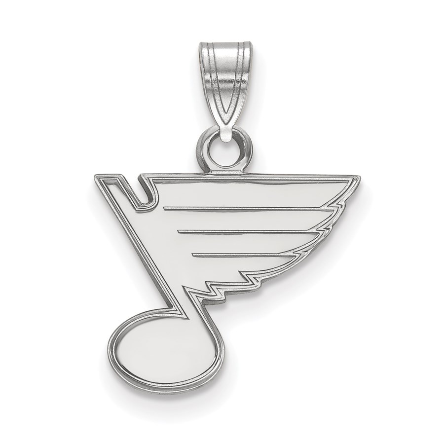 Sterling Silver NHL St. Louis Blues Small Pendant