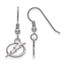 Sterling Silver NHL Tampa Bay Lightning Dangle Earrings