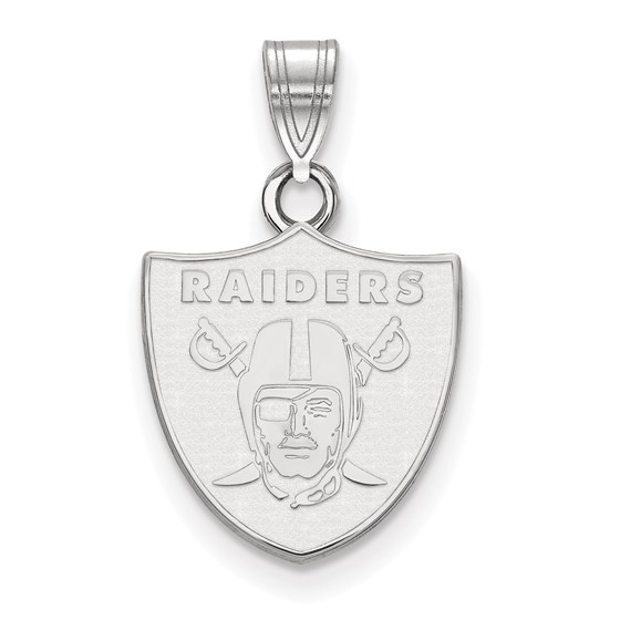 Sterling Silver Oakland Raiders Small Pendant Sterling Silver Oakland Raiders Small Pendant
