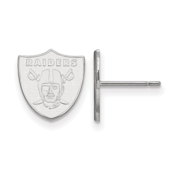 Sterling Silver Oakland Raiders XS Post Earring Sterling Silver Oakland Raiders XS Post Earring