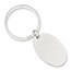 Sterling Silver Oval Key Ring