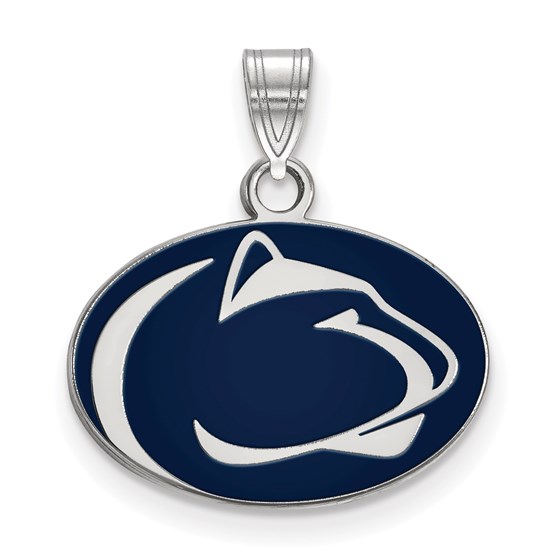 Sterling Silver Penn State University Enamel Pendant Sterling Silver Penn State University Enamel Pendant