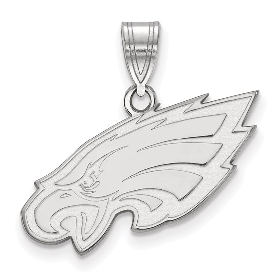 Sterling Silver Philadelphia Eagles Medium Pendant Sterling Silver Philadelphia Eagles Medium Pendant