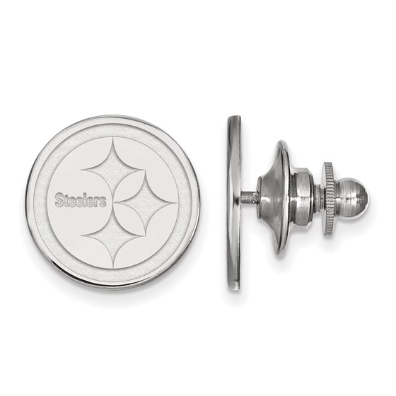 Sterling Silver Pittsburgh Steelers Lapel Pin Sterling Silver Pittsburgh Steelers Lapel Pin
